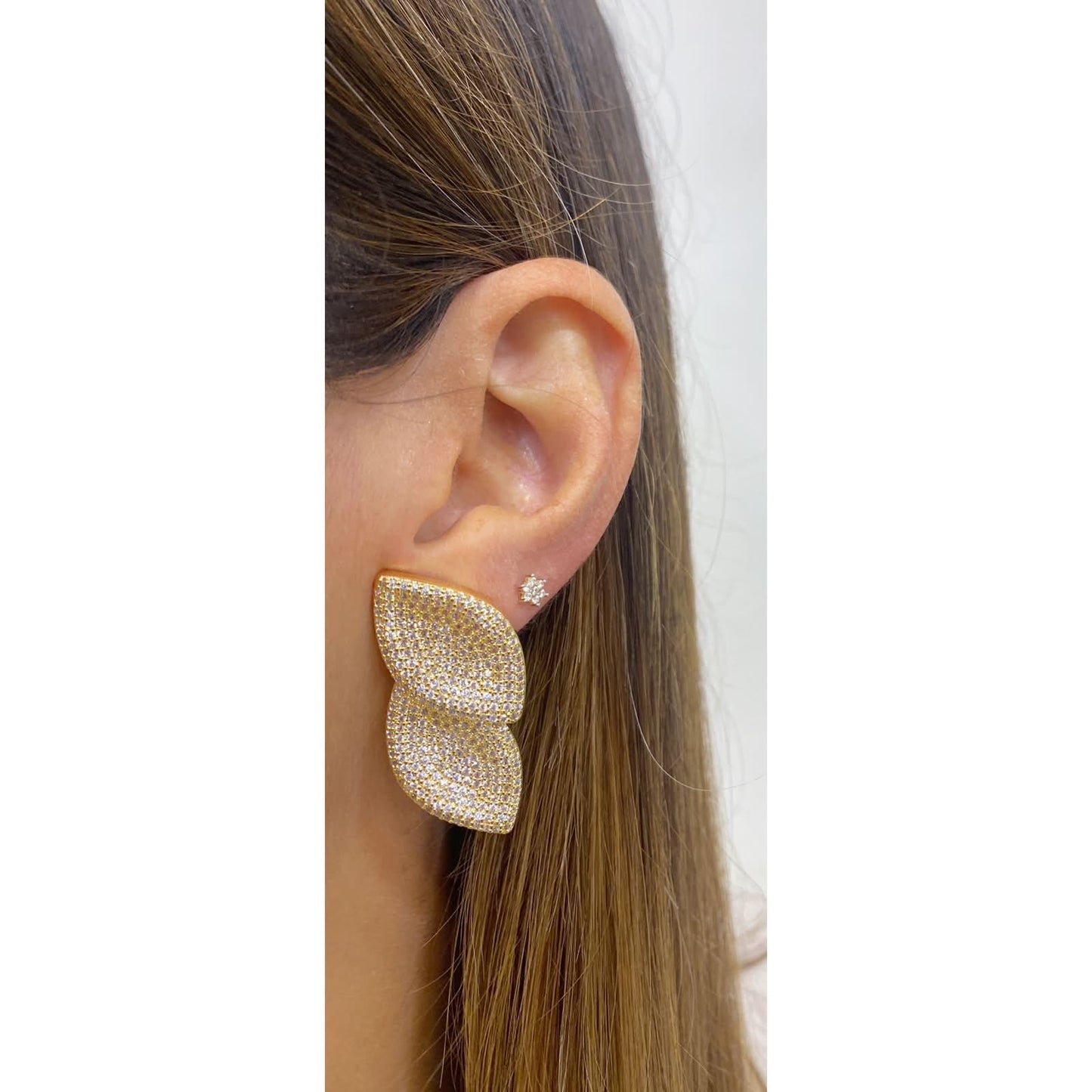 Aretes VRILU Dorados