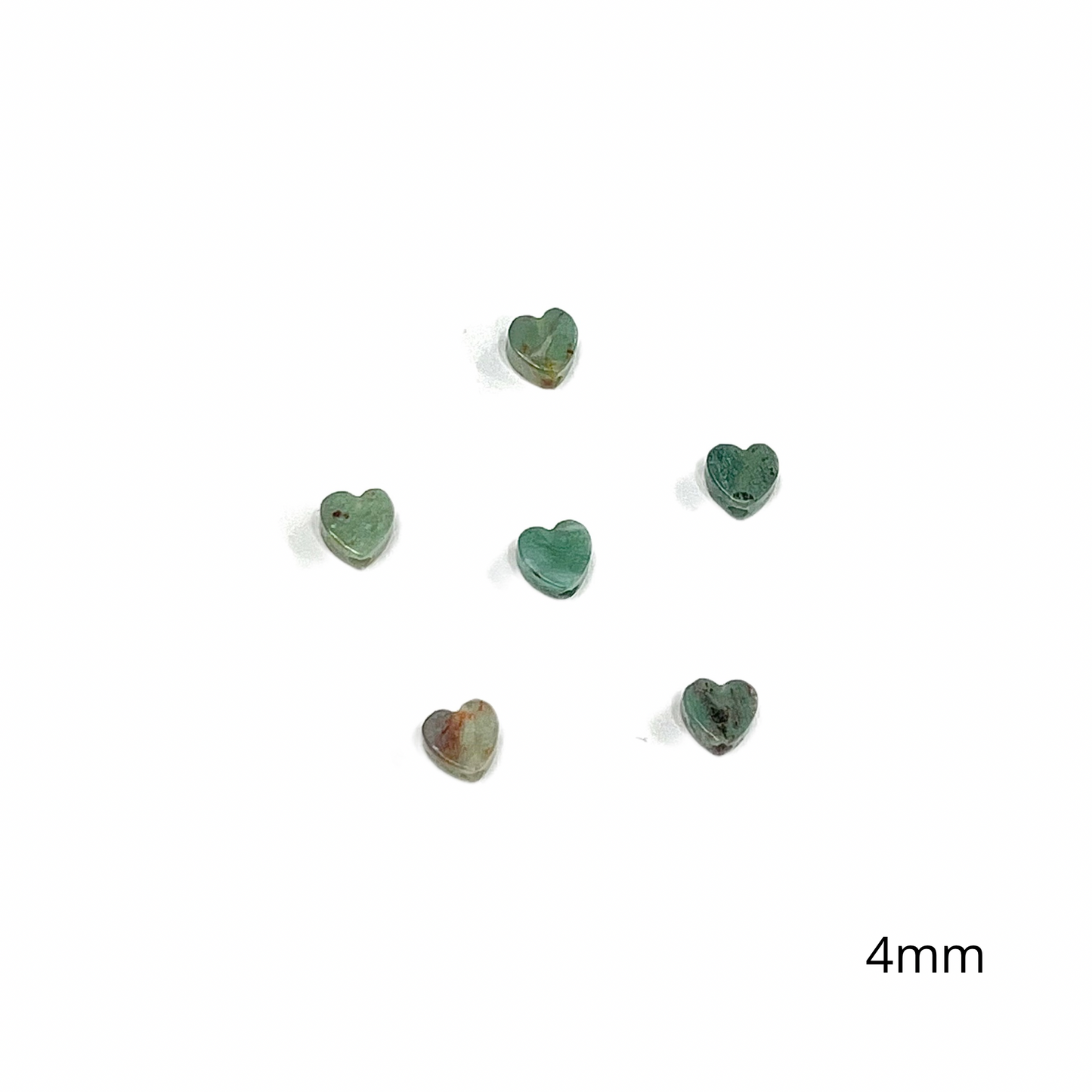 Corazón Jade 4mm