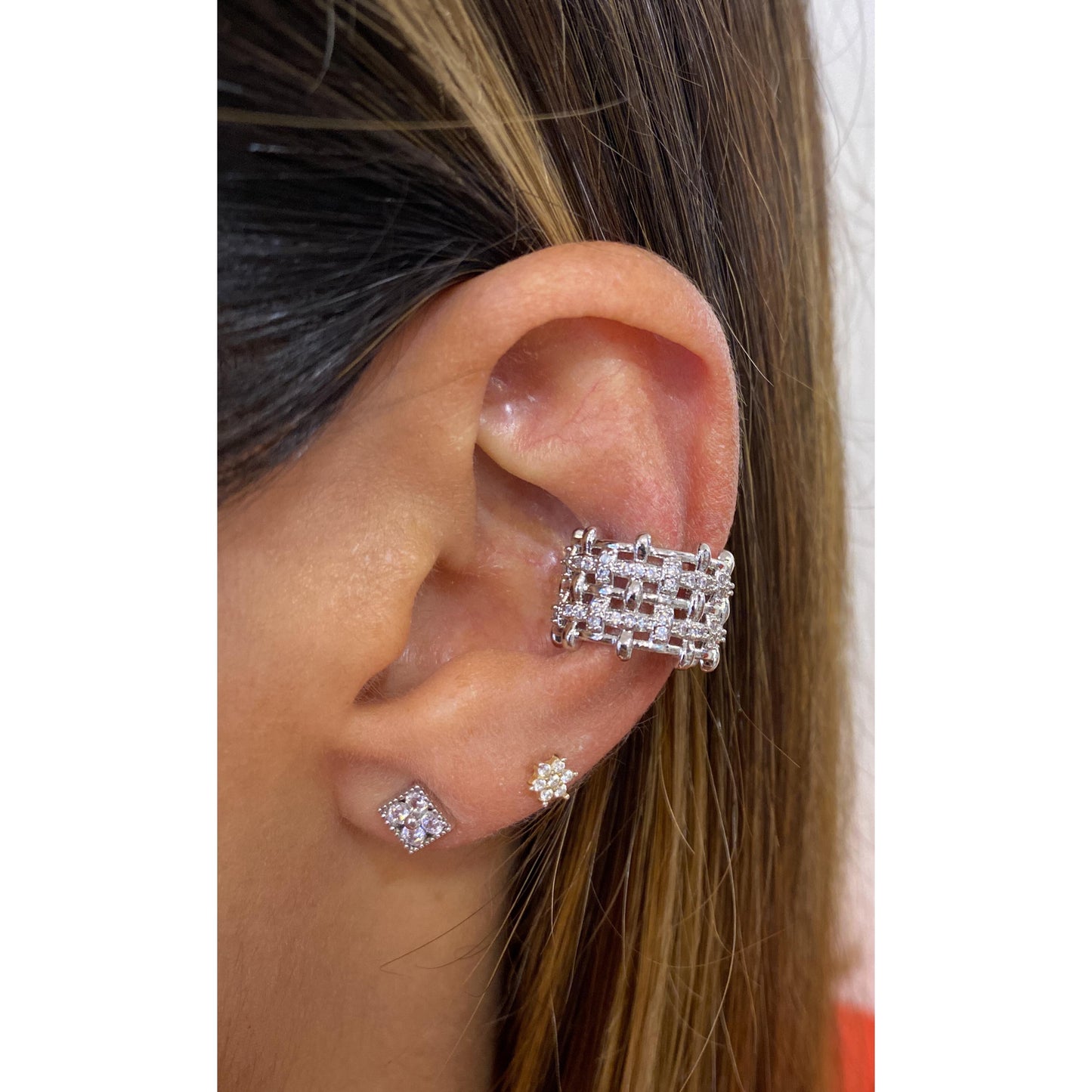 Earcuff OLUN Plateado