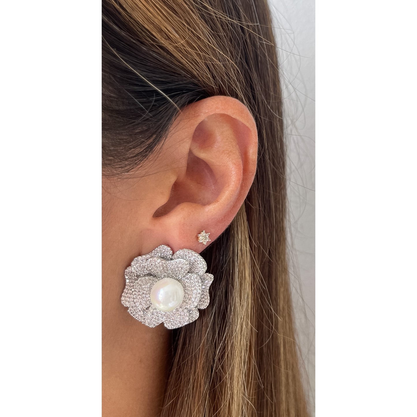 Aretes TENKI Plateado