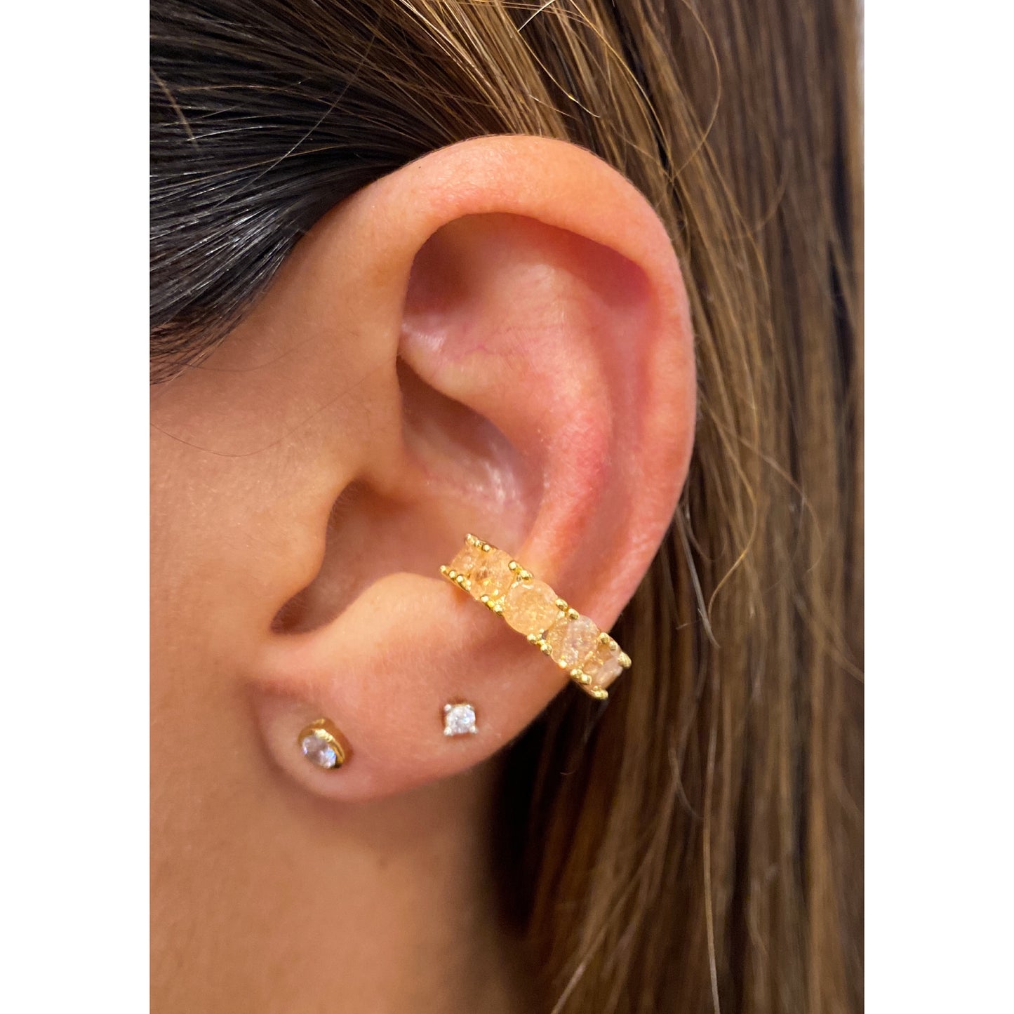 Earcuff UNAY Ambar Mate - Dorado