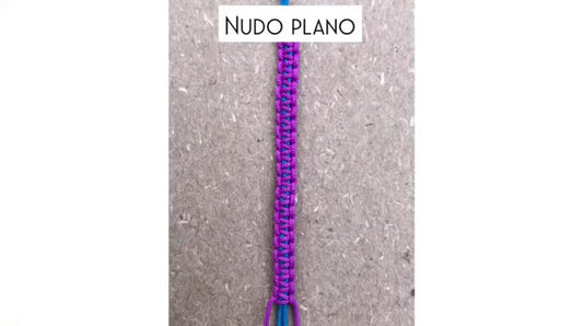 Tutorial Nudo Plano En Macrame - Oparina