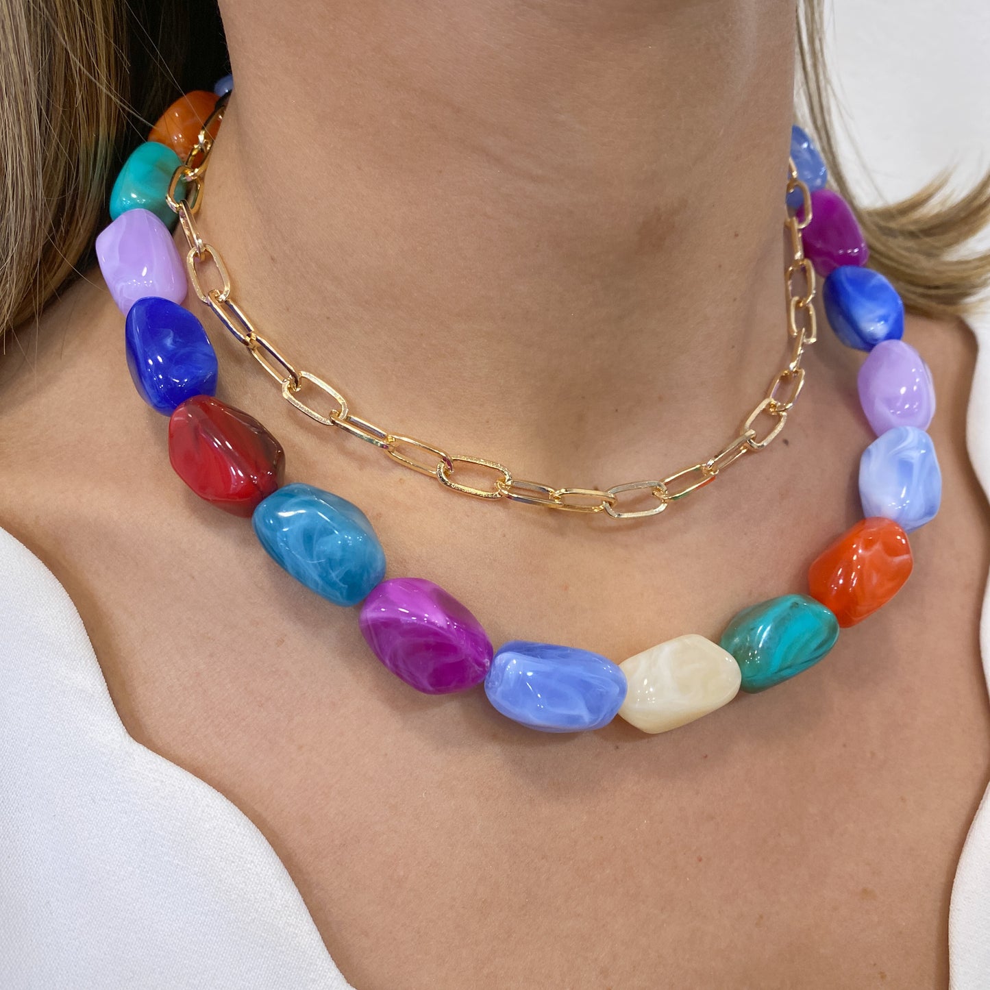 Collar NAJKI ( Collar Doble )