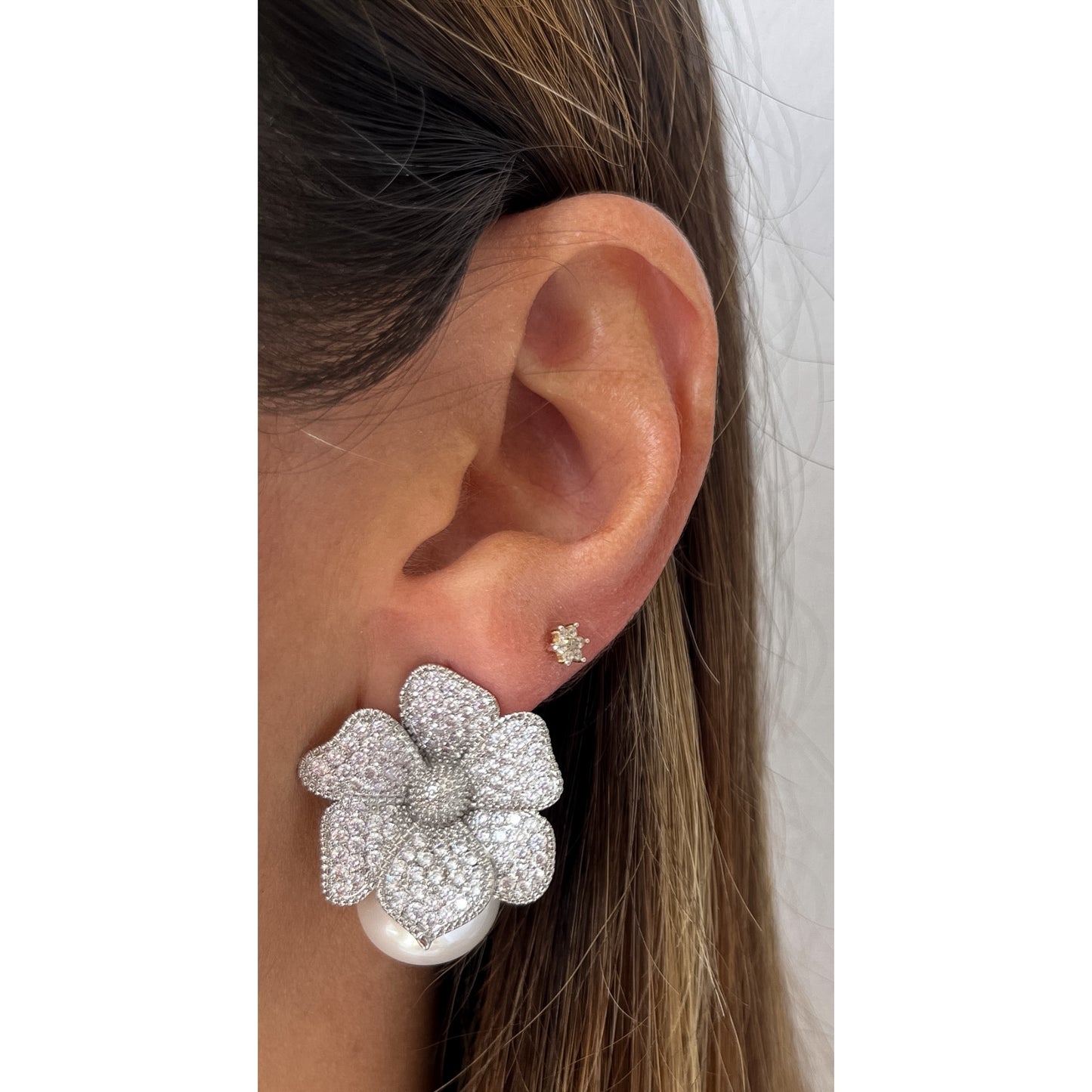 Aretes FIKA Plateado