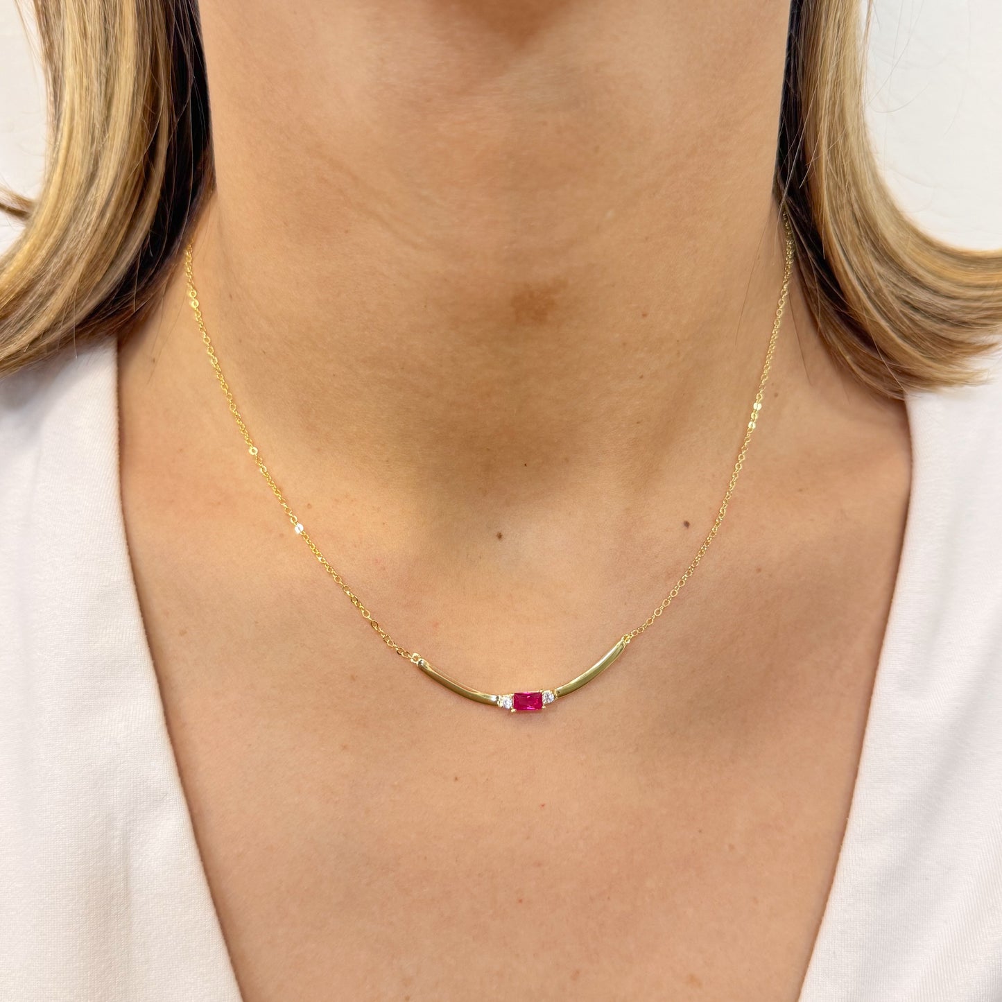 Collar BULI Fucsia