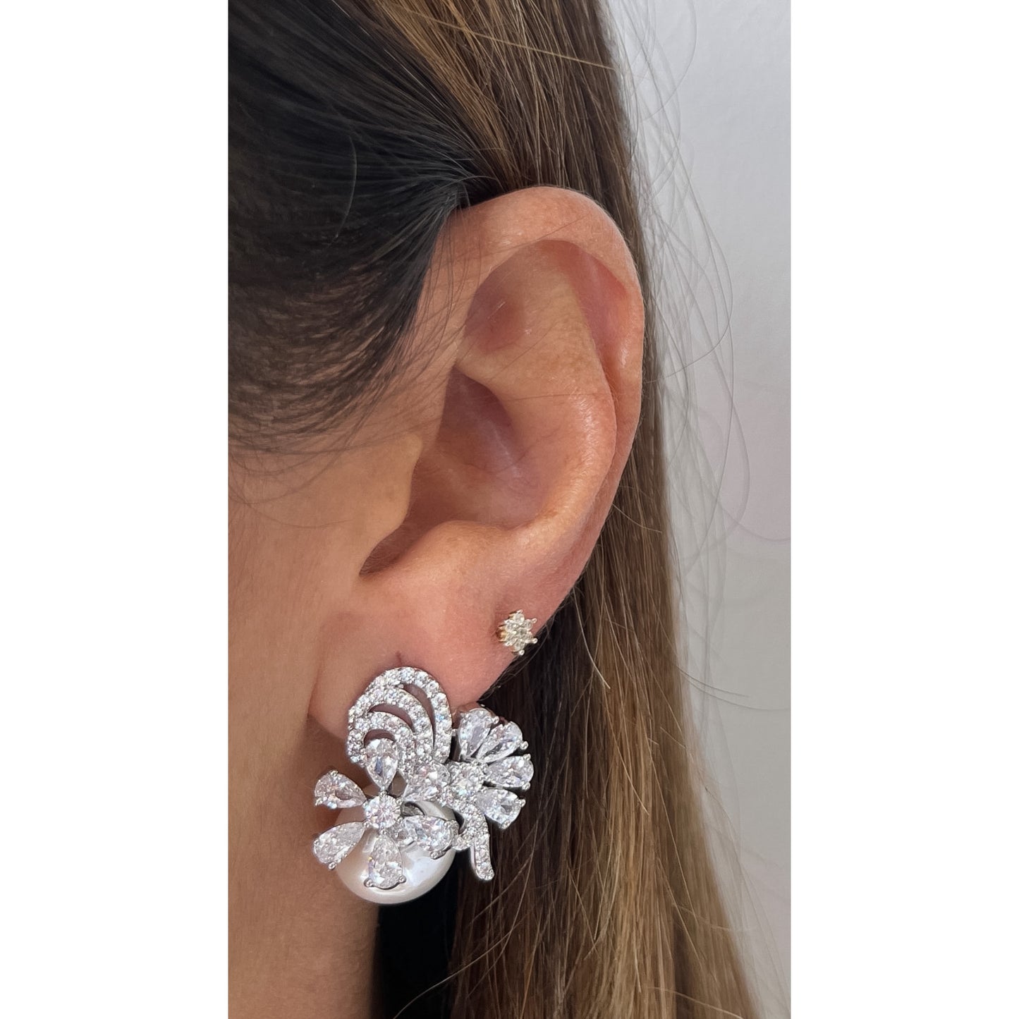 Aretes BIKIR Plateado