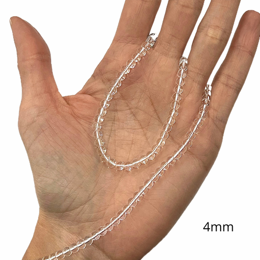 Sarta Cuarzo Cristal 4mm