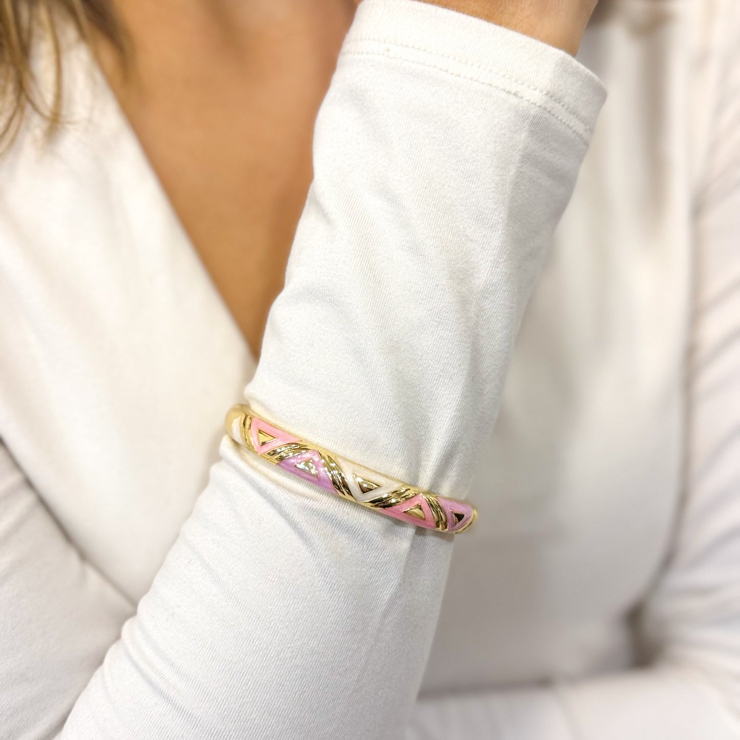 Pulsera Aro RIMBU Rosa