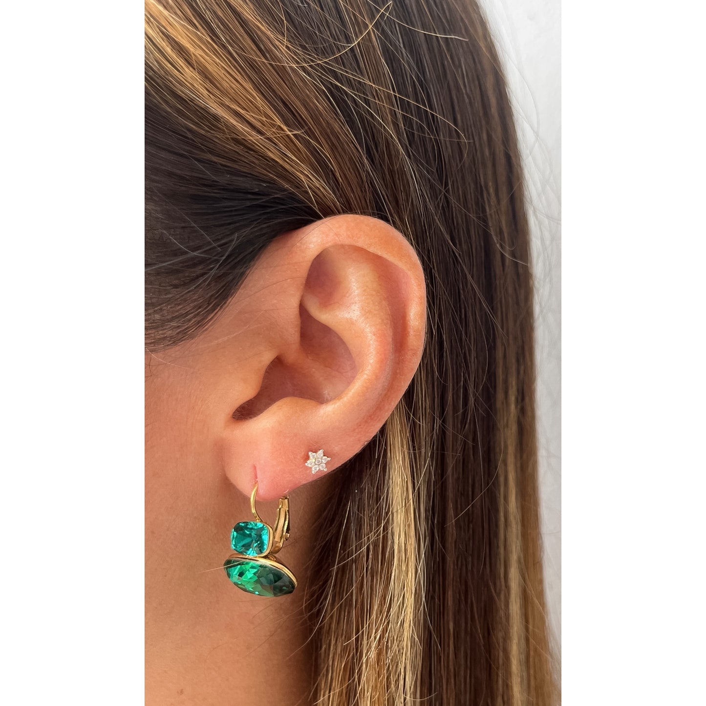 Aretes FUJO Verde
