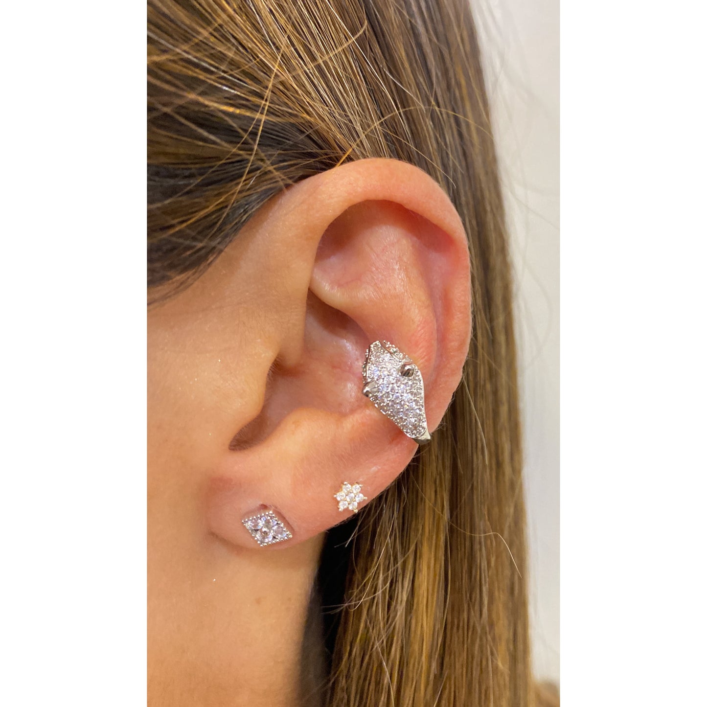 Earcuff NIUD Plateado