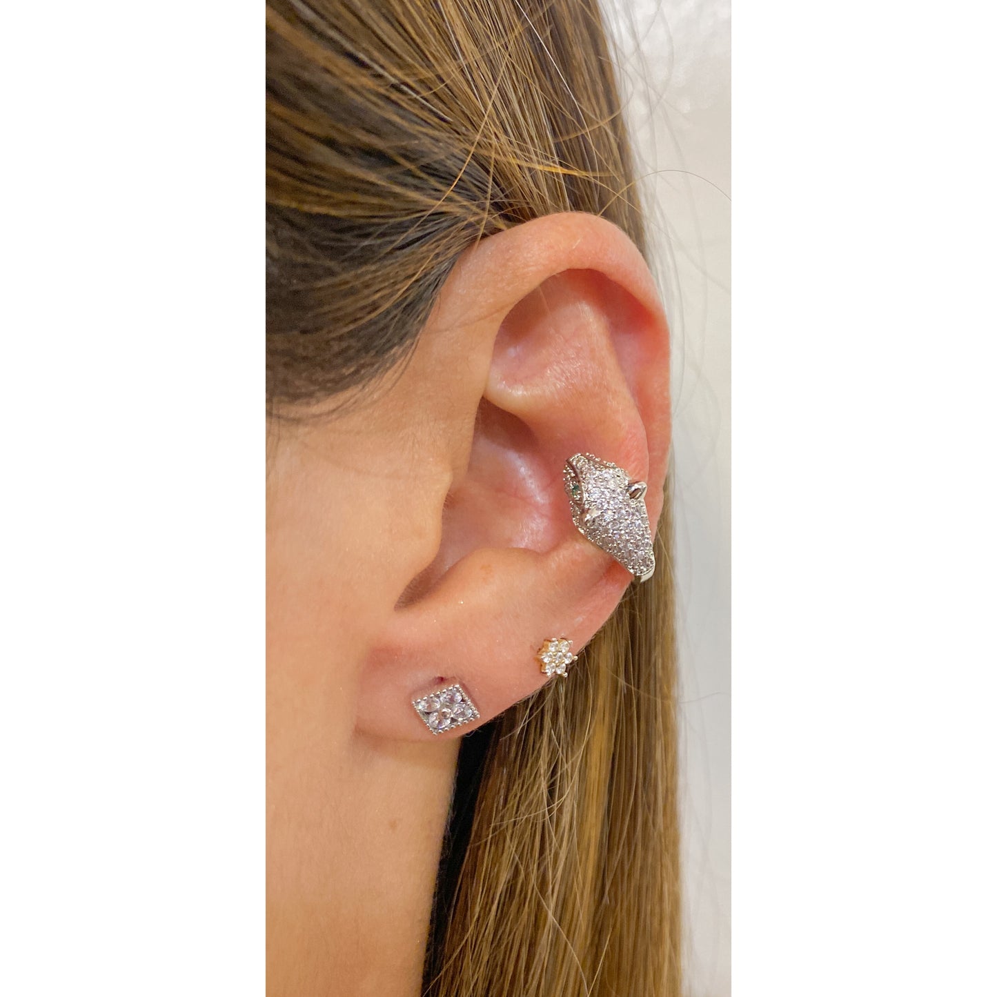Earcuff NIUD Plateado