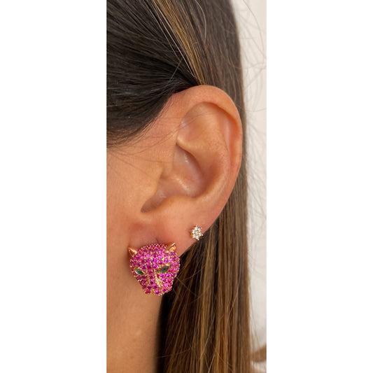 Aretes ORKUNA Fucsia
