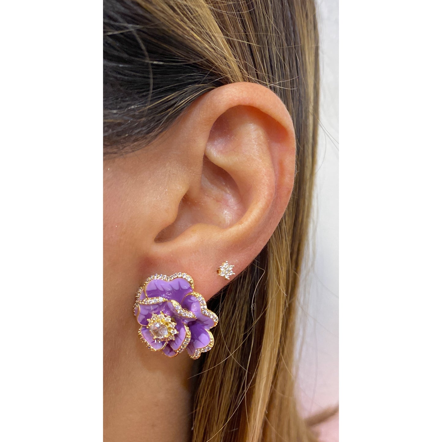 Aretes ASKEN Lila