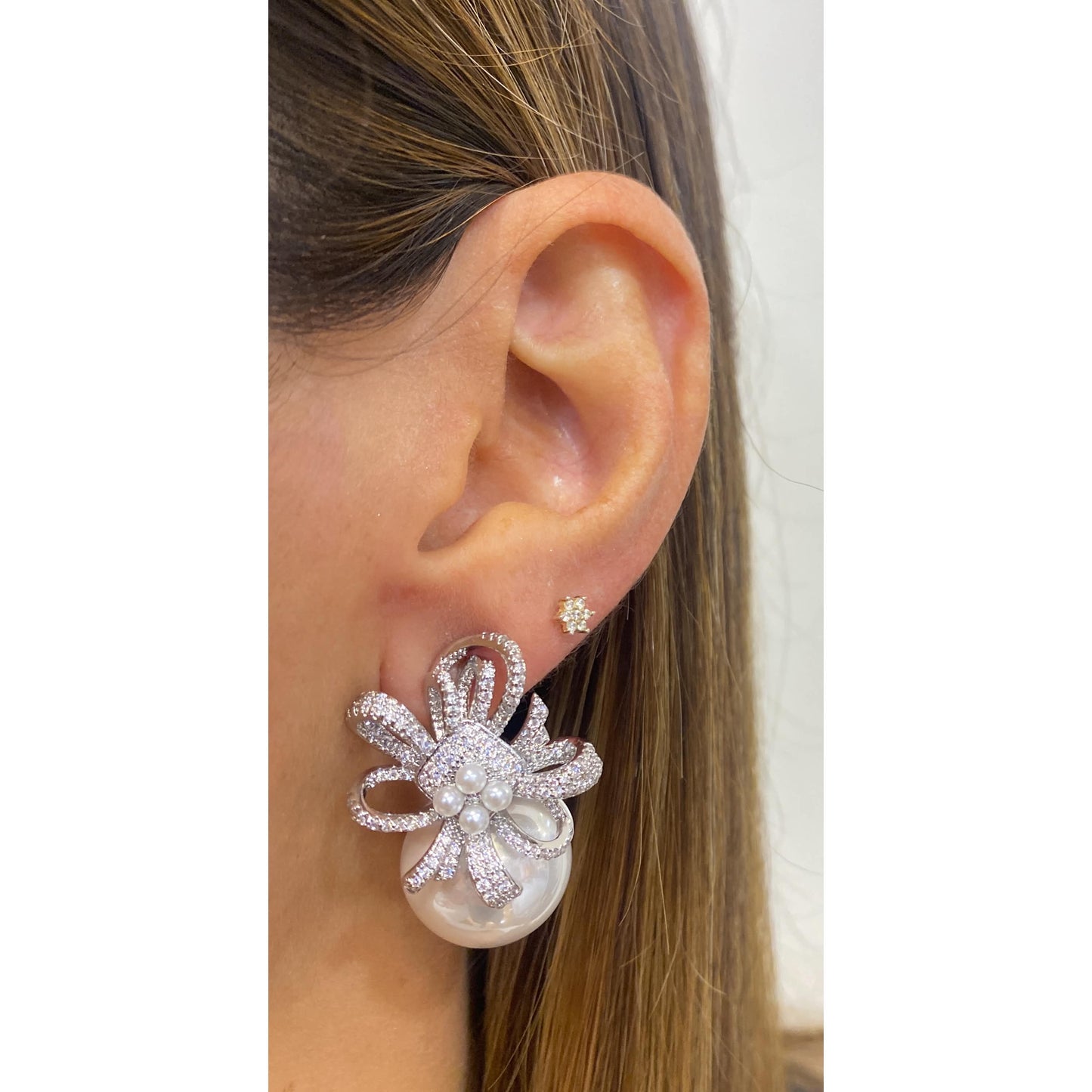 Aretes FAKI Plateados