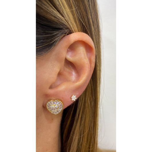 Aretes FRINU Dorado