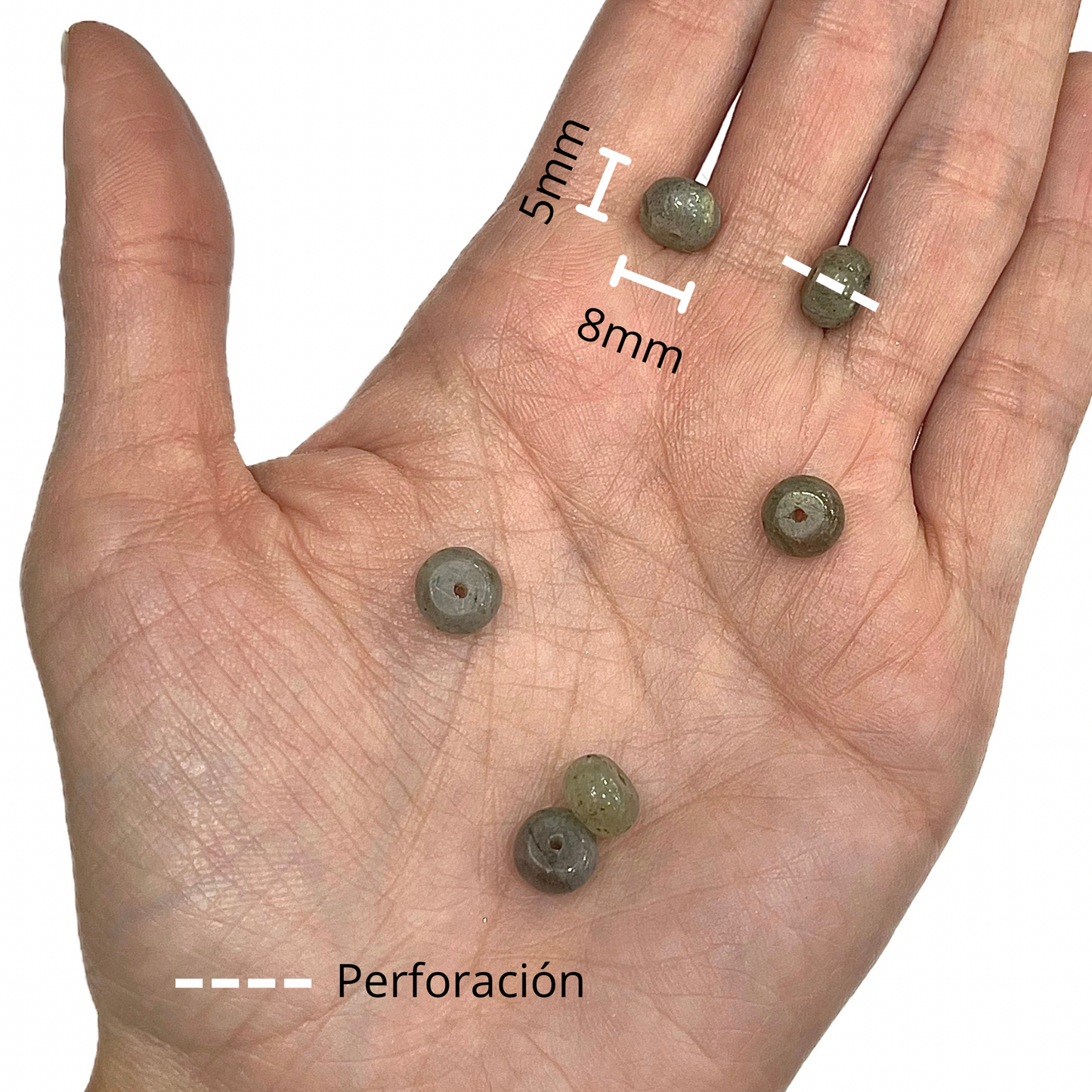 Róndela Labradorita 5*8mm