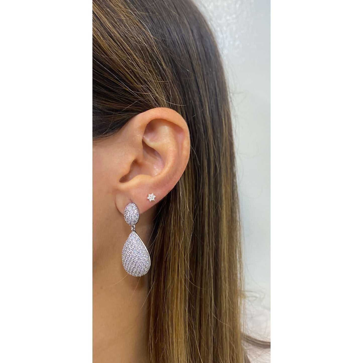 Aretes NAWE Plateados