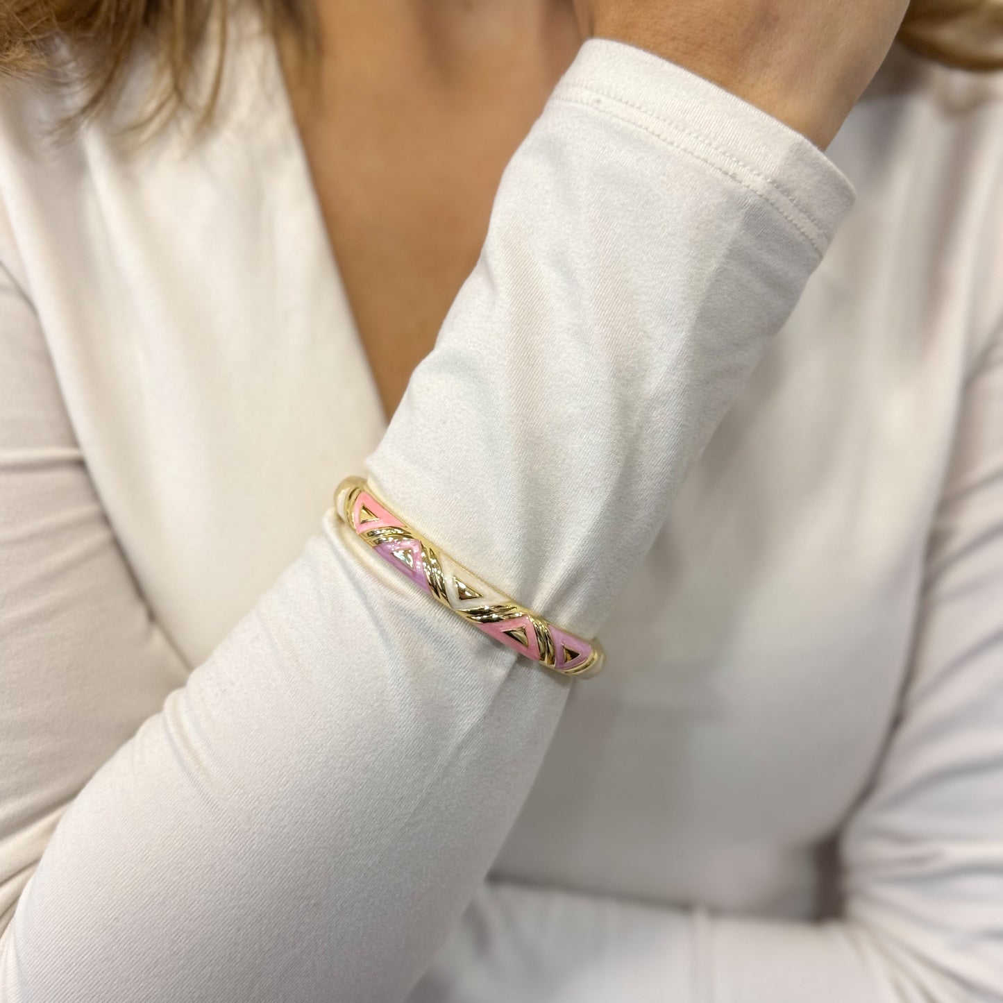 Pulsera Aro RIMBU Rosa