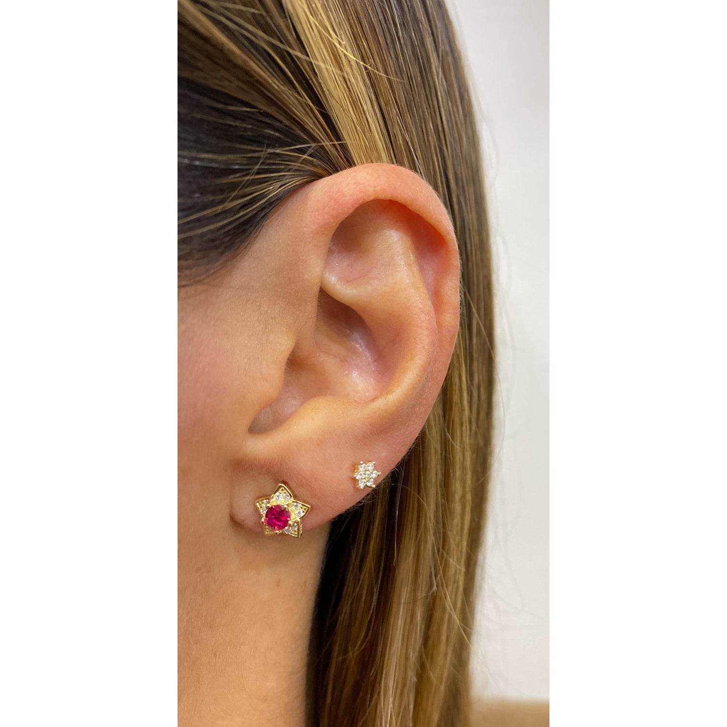 Aretes OSHUA Fucsia