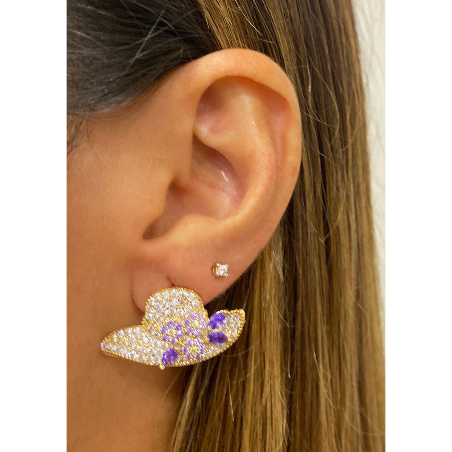 Aretes NOPAK Lila