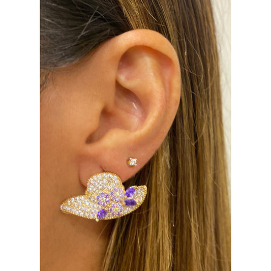 Aretes NOPAK Lila