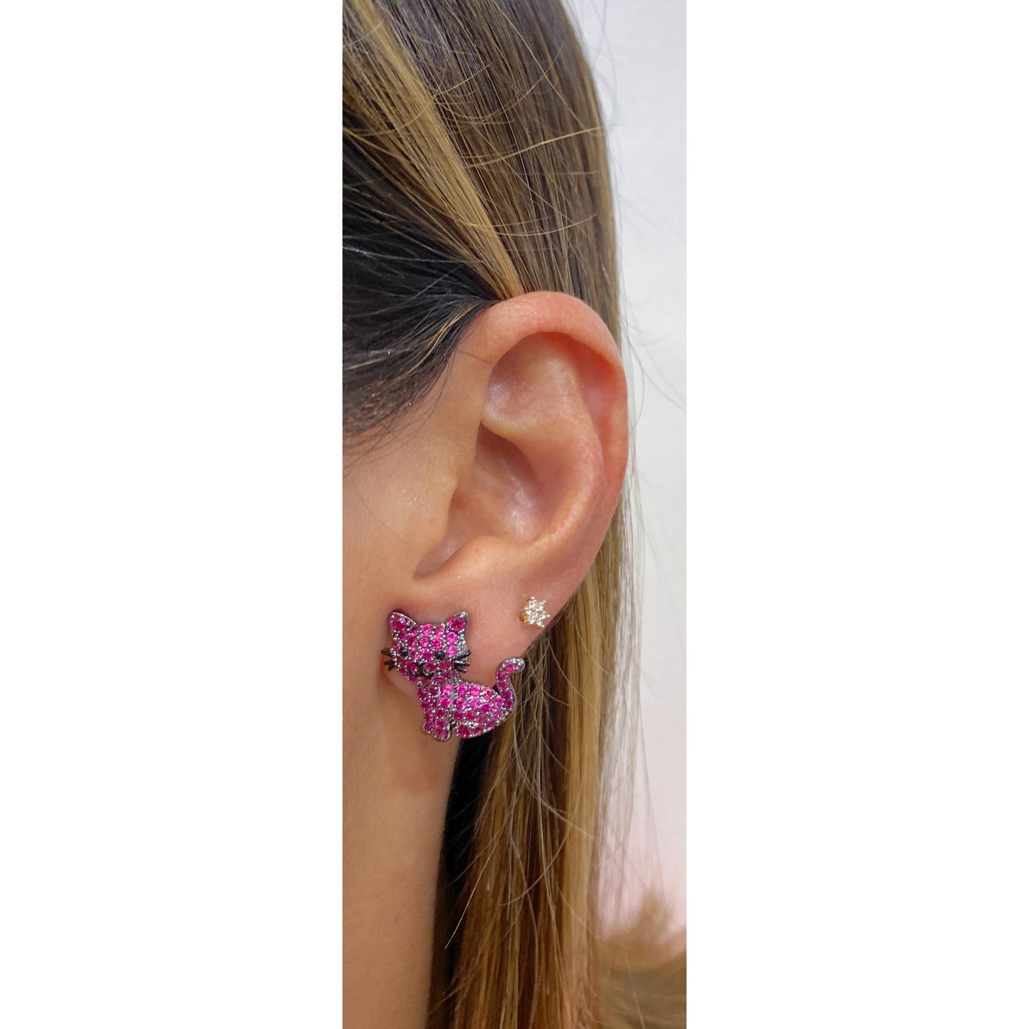 Aretes RAMU Fucsia