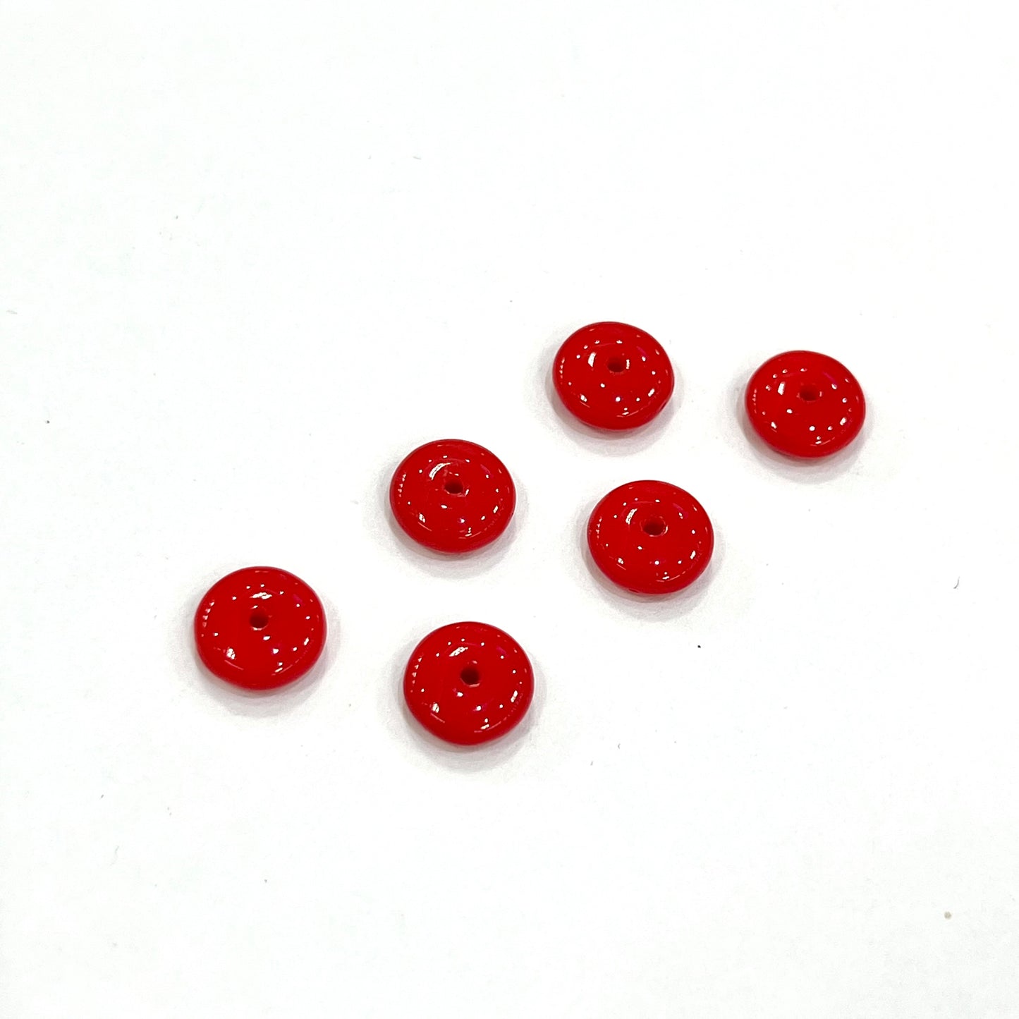 Rondela Jade Rojo 9mm