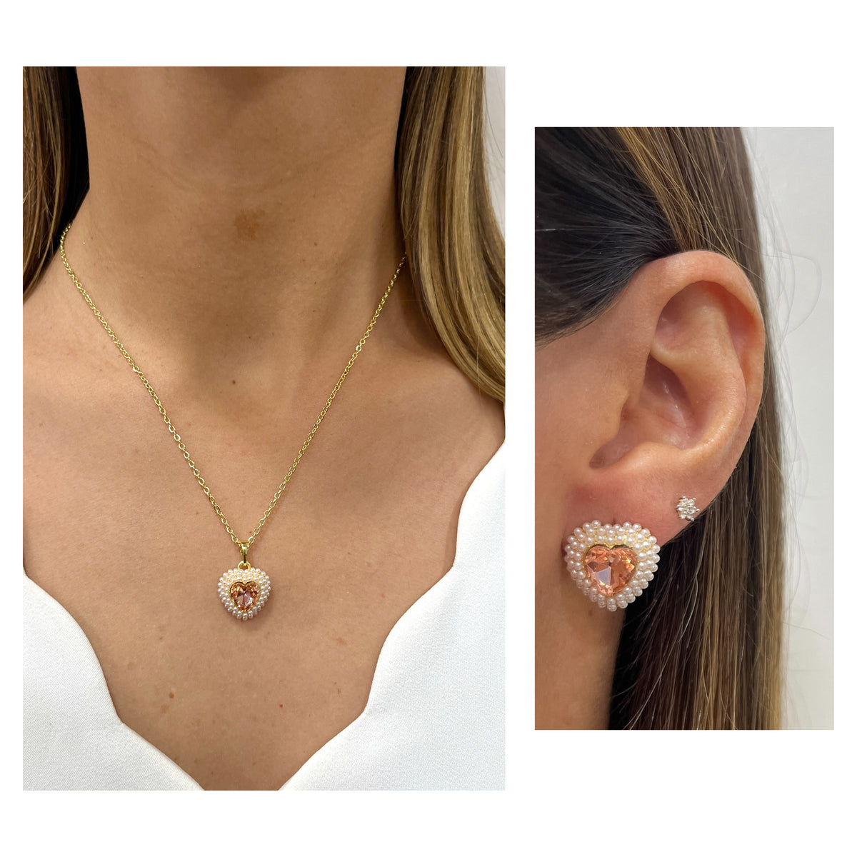 Duo LAKIN ( Aretes + Collar )