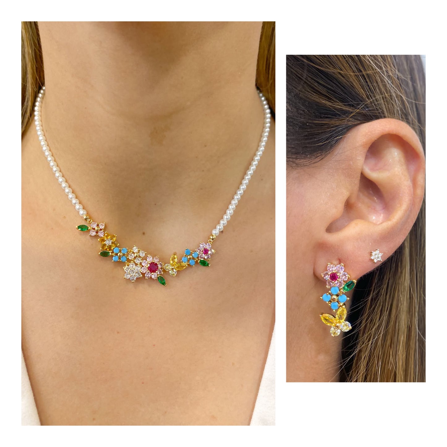 Dúo SAVU ( Aretes + Collar )