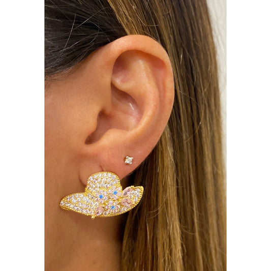 Aretes NOPAK Rosado/Azul