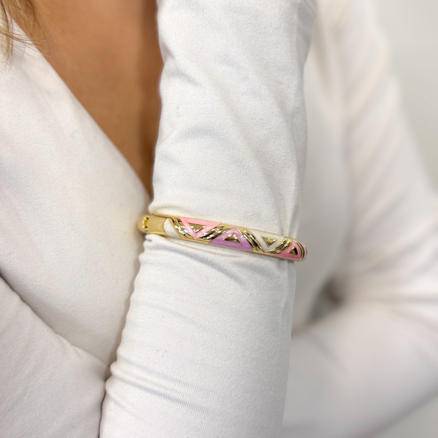 Pulsera Aro RIMBU Rosa