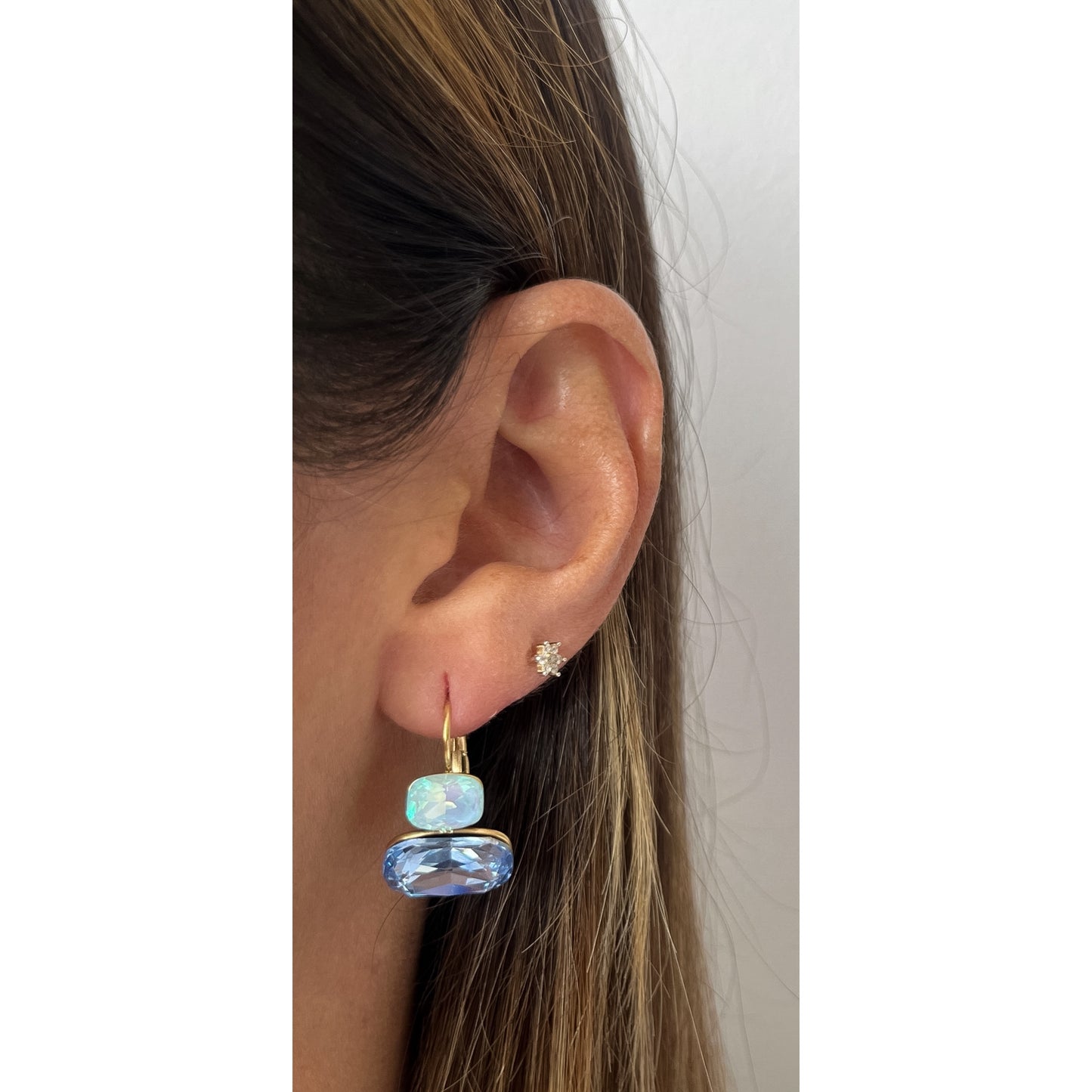 Aretes FUJO Azul