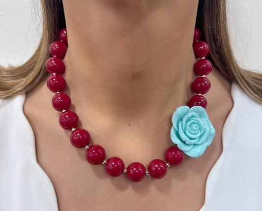 Collar ROCIT Rojo-Turquesa