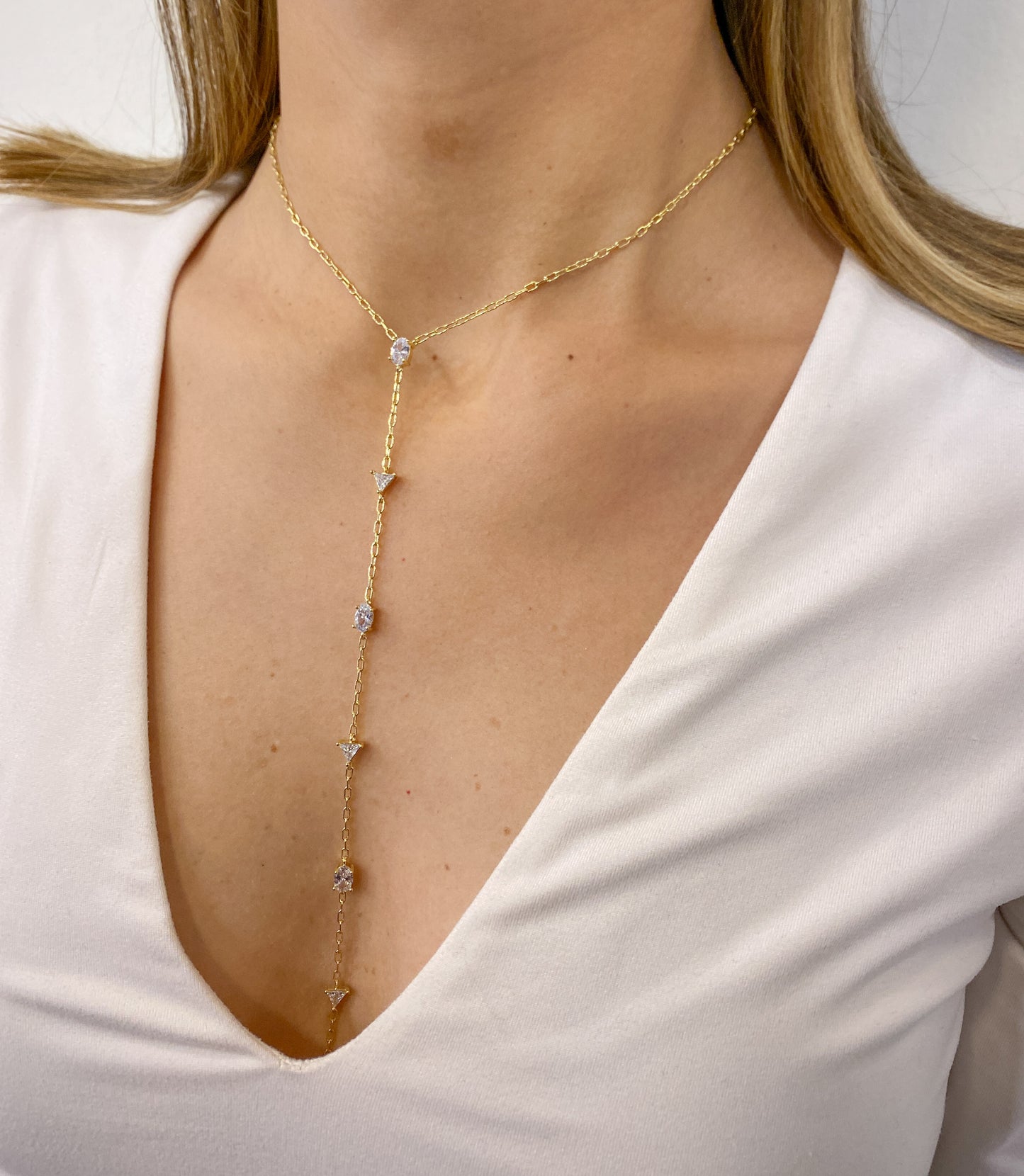 Collar Péndulo SUKIL Dorado-Clear