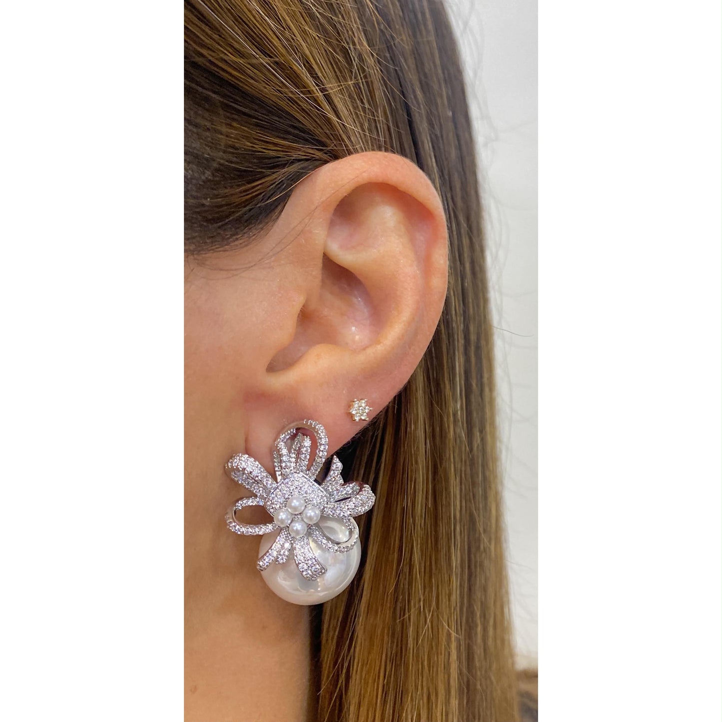 Aretes FAKI Plateados
