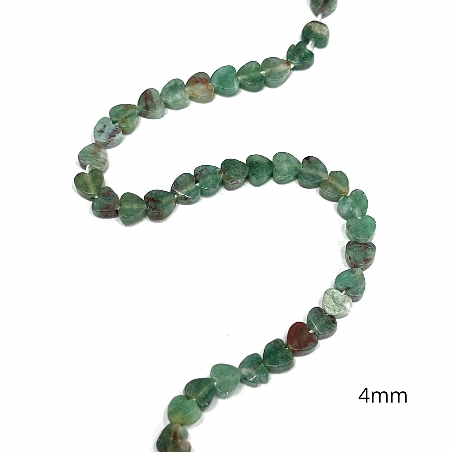Corazón Jade 4mm