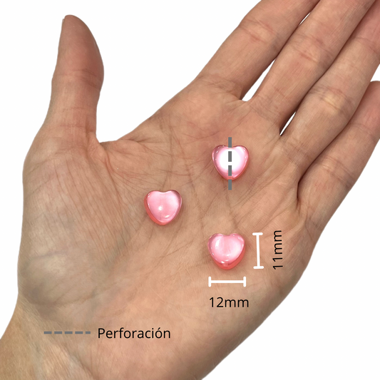 Corazón Acrílico Rosado 🩷