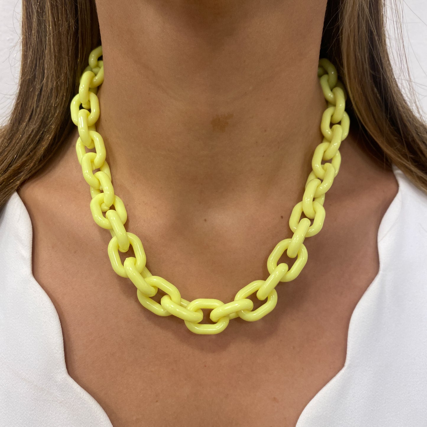 Collar JENKE Amarillo Neón