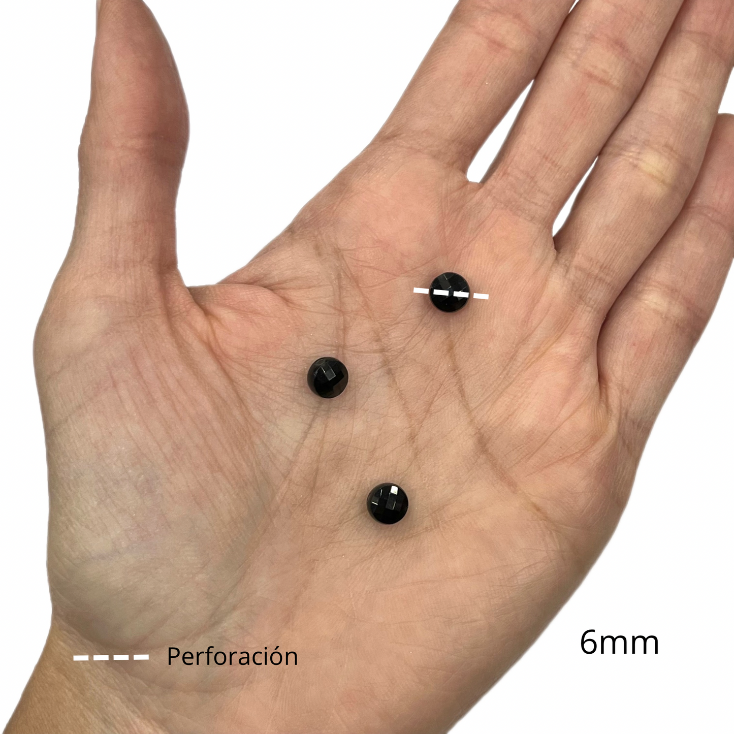 Sarta Corta Obsidiana 6mm