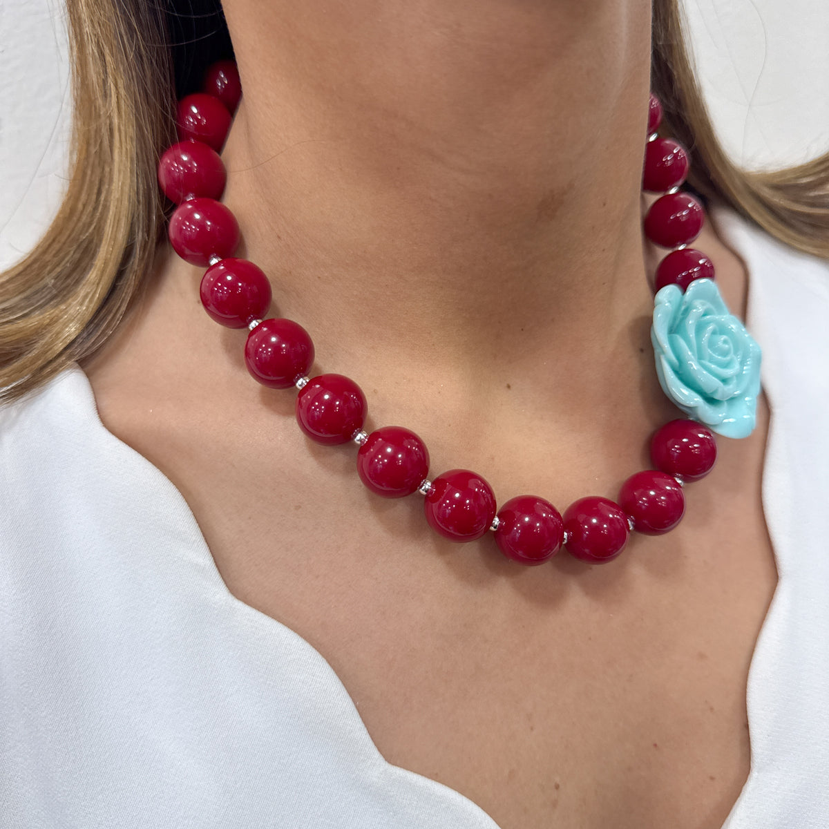 Collar ROCIT Rojo-Turquesa