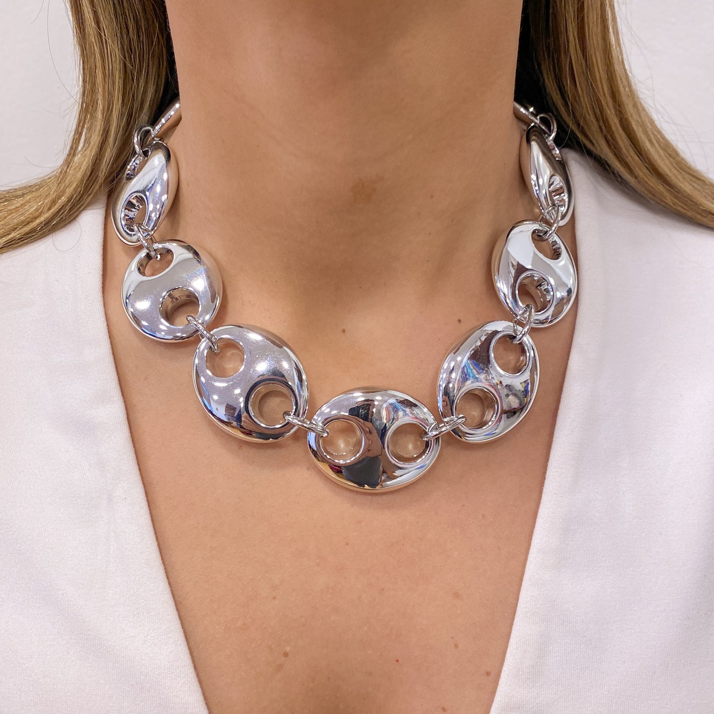 Collar RIOZA Plateado