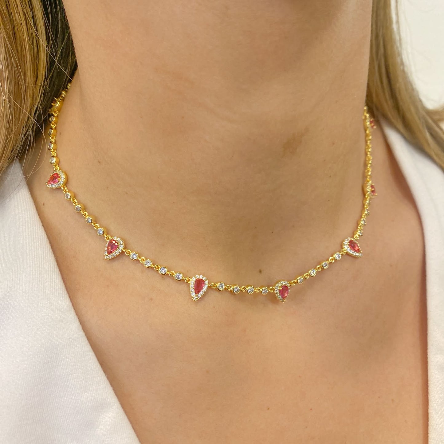 Collar VALU Color Ruby