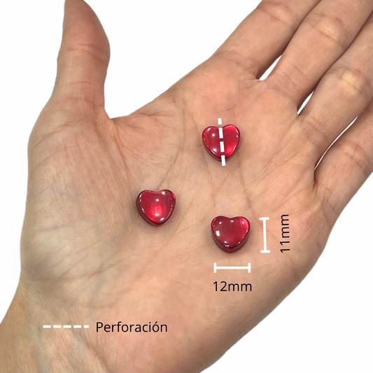 Corazón Acrílico Rojo ❤️