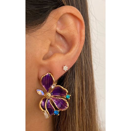 Aretes SANIZU Morado