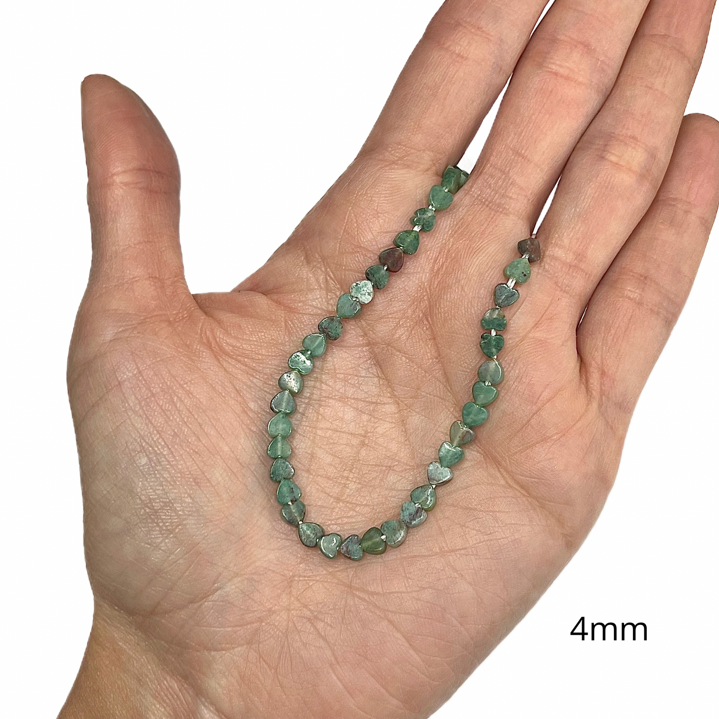 Corazón Jade 4mm