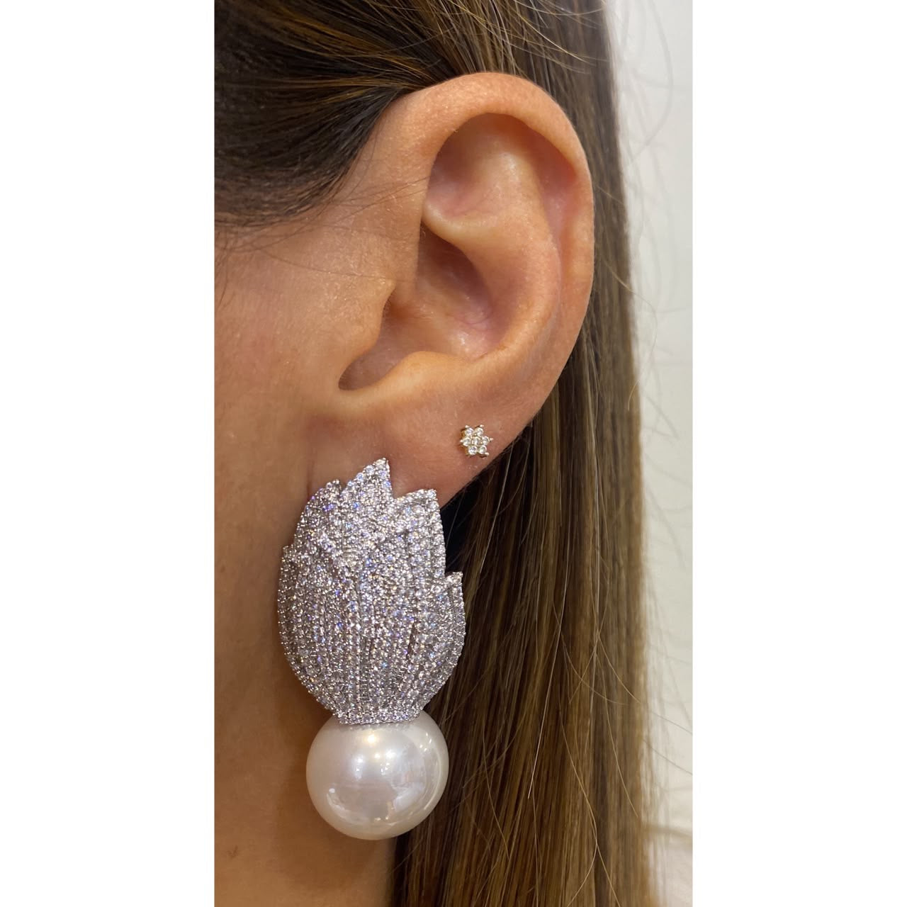 Aretes GRAVU Plateados