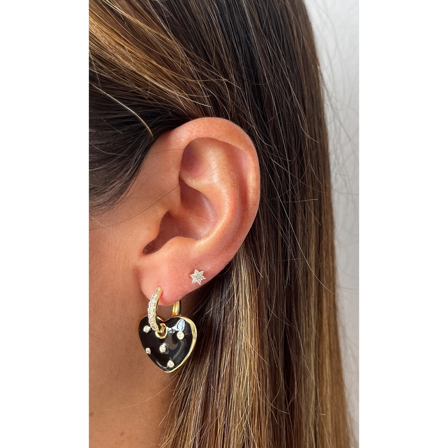 Aretes KAPZO Negro