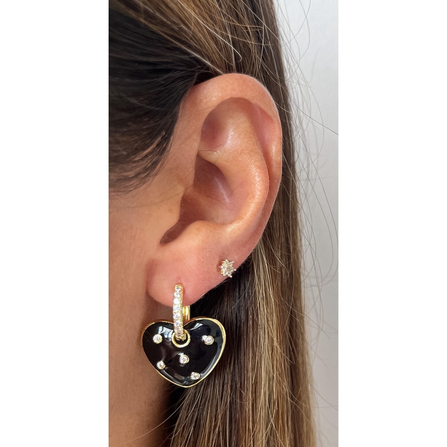 Aretes KAPZO Negro