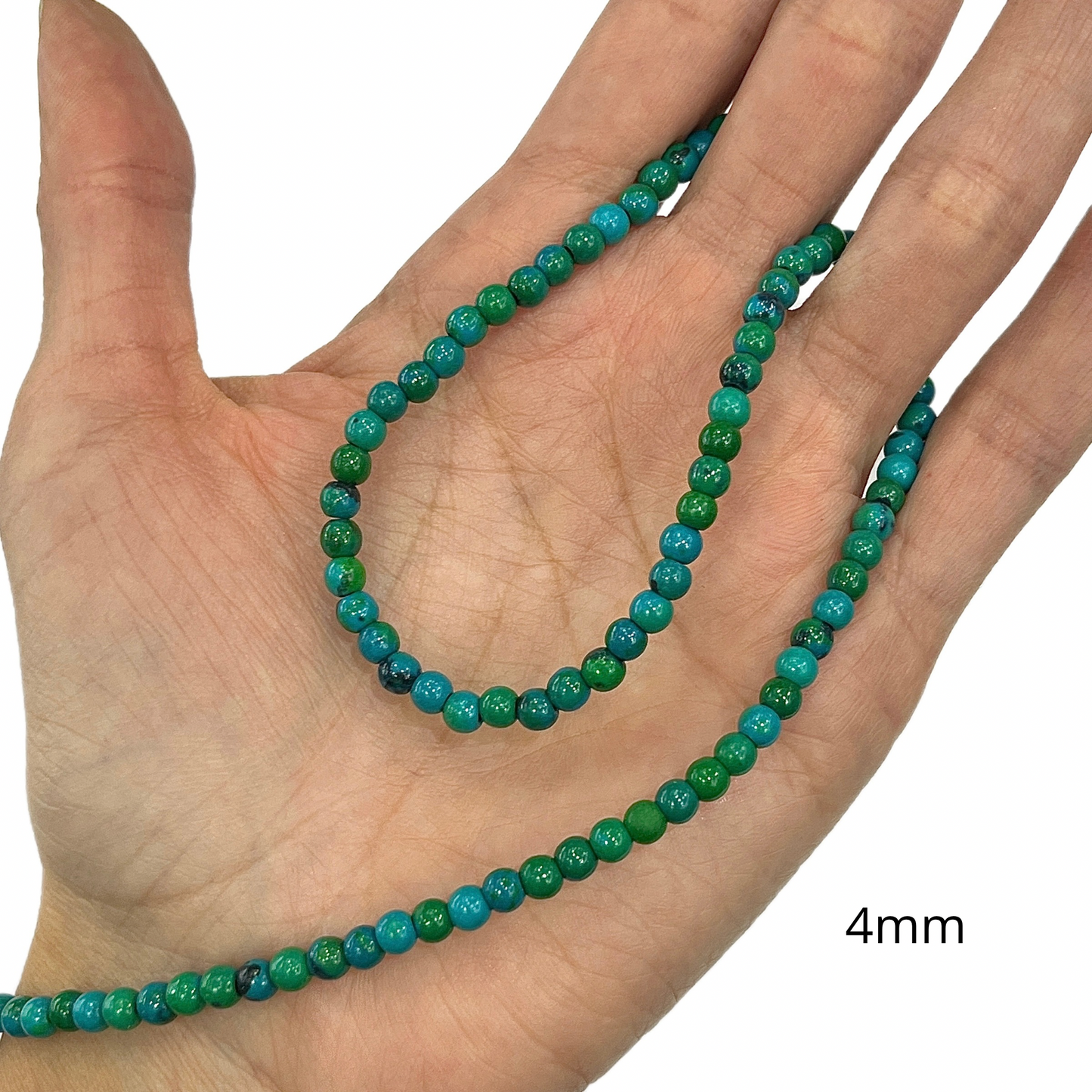 Sarta Crisocola 4mm