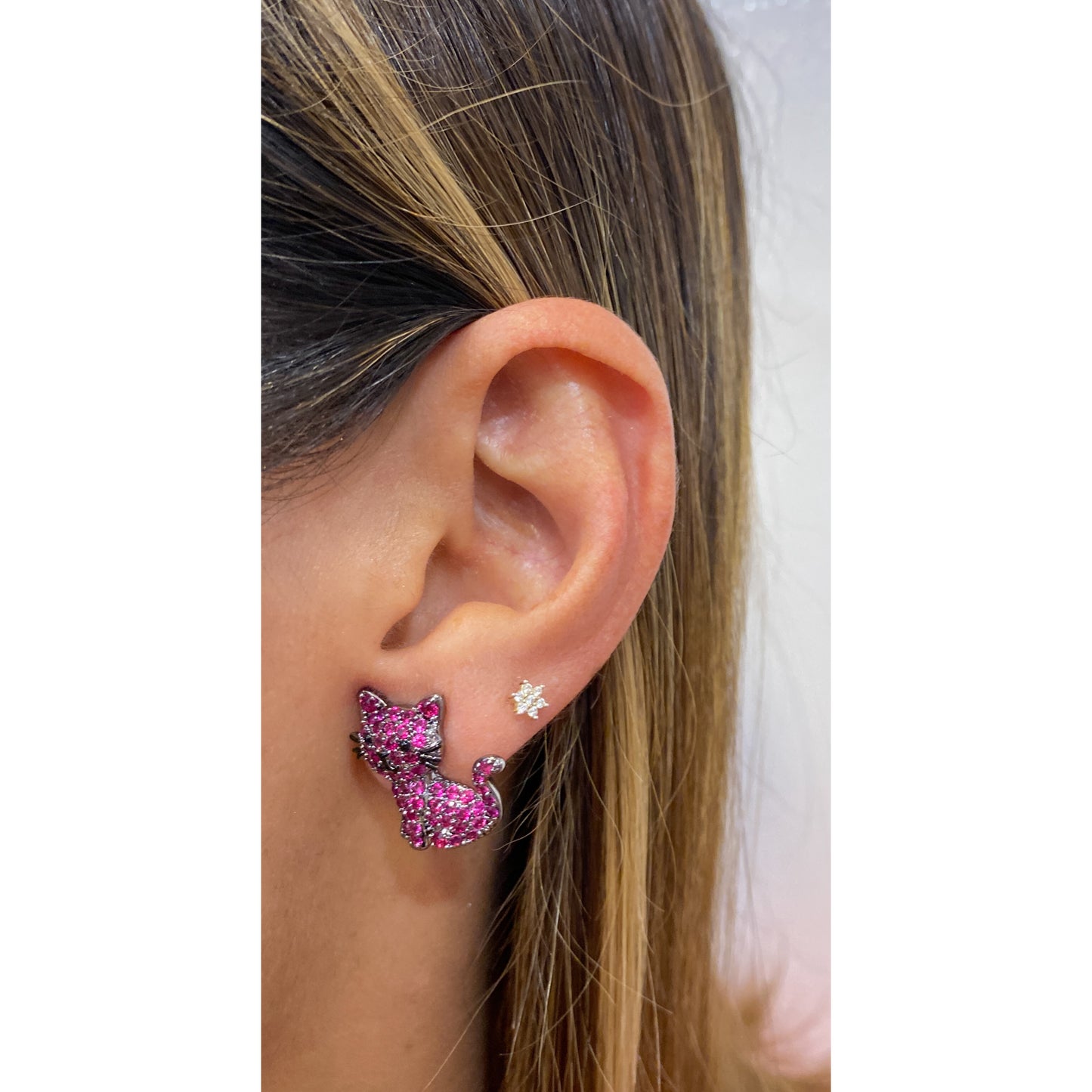 Aretes RAMU Fucsia